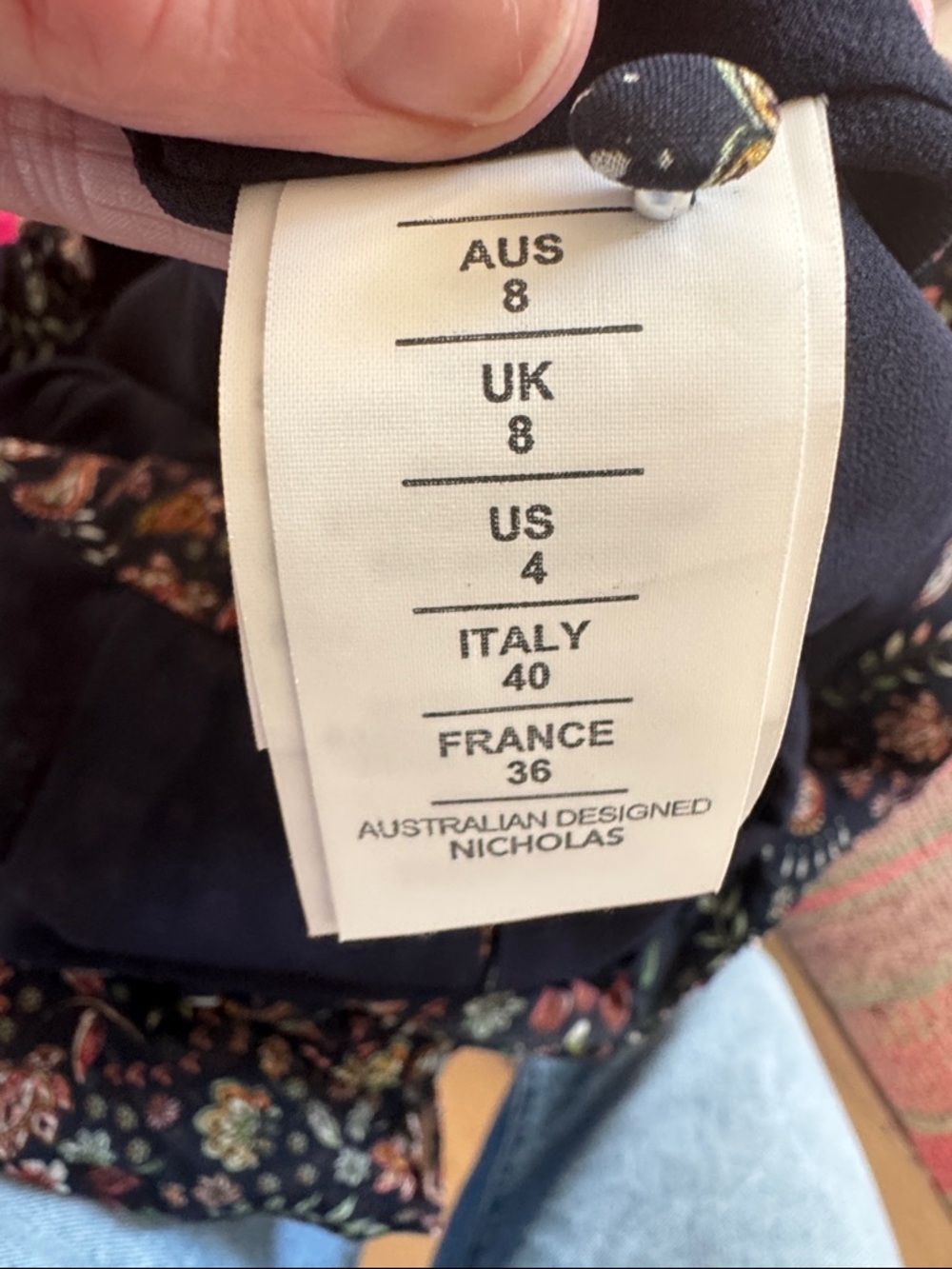 NICHOLAS Black Floral Dress - Worn 1x - Picture 11 of 11